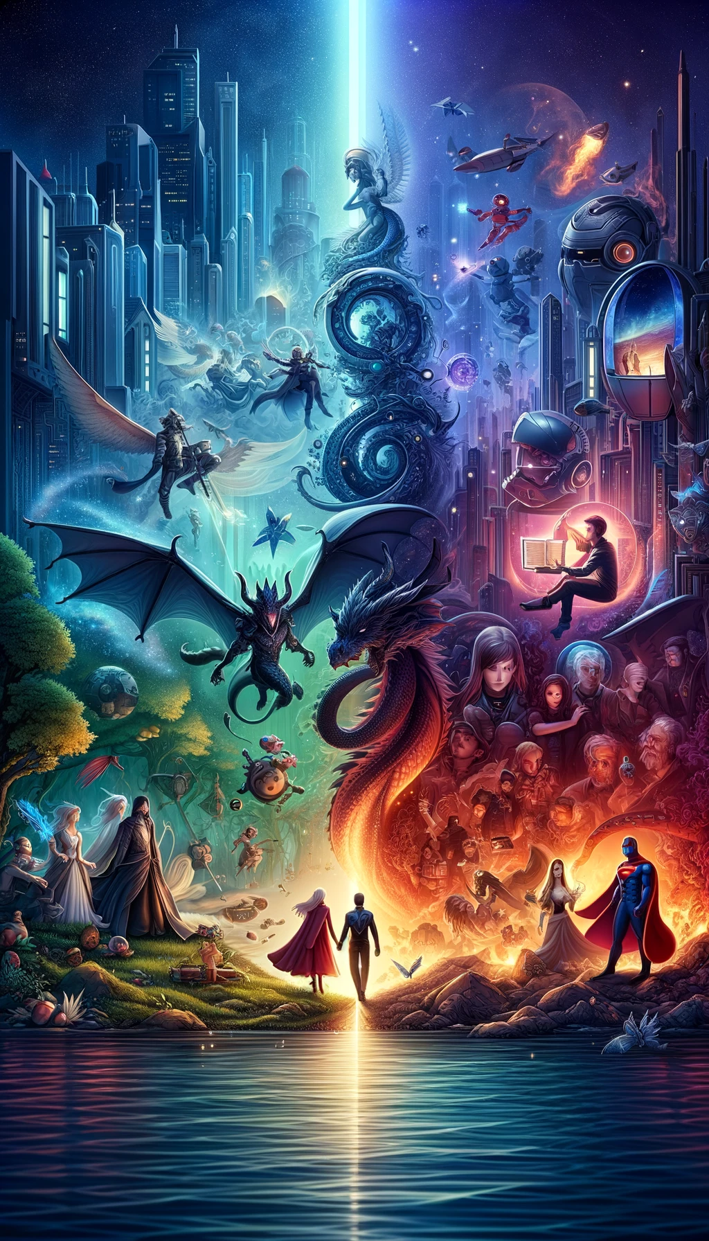 World-building tools for creating characters, locations, and timelines